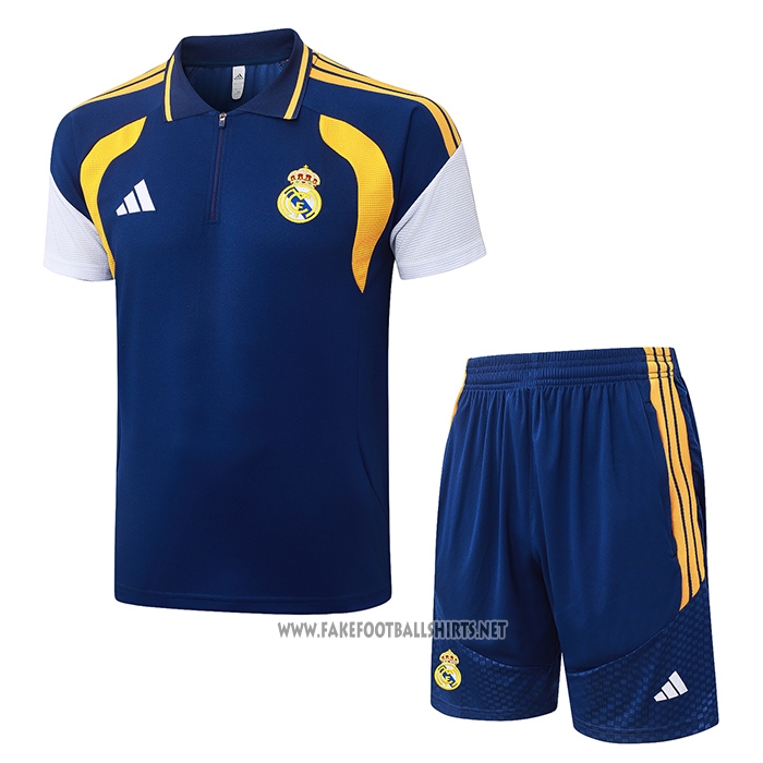 Conjunto Polo Real Madrid 2026-2027 Blue